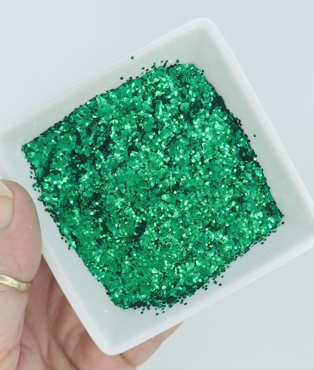 green glitter