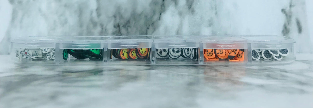 Halloween Polymer Clay Slices