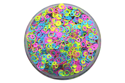 Neon Hollow Circles