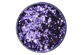 Royal Tease is a purple metallic glitter