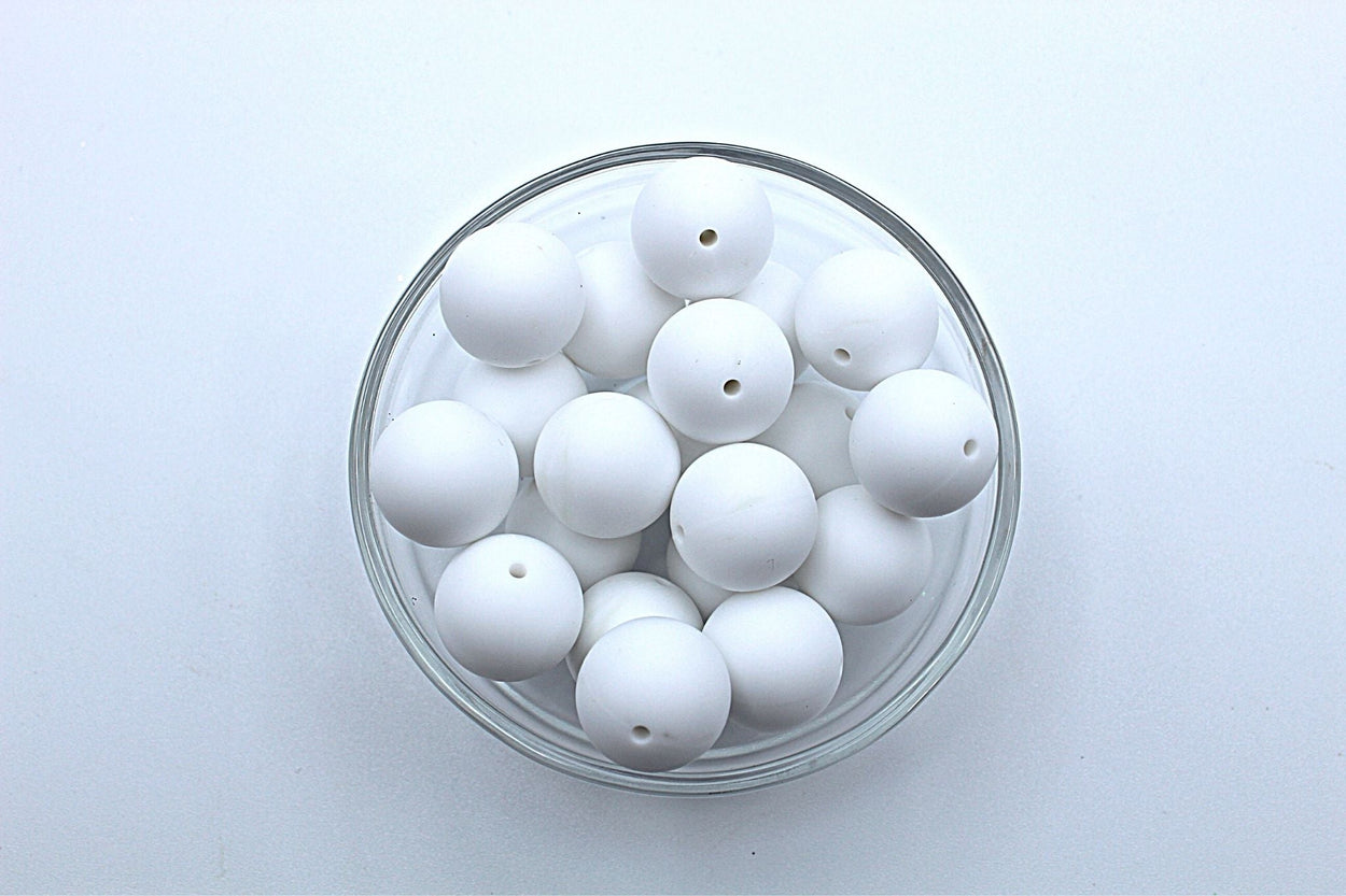 White Silicone 20mm